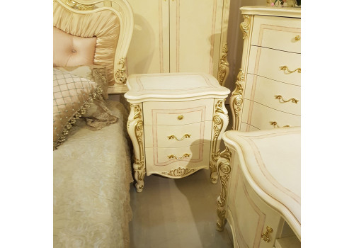 Спальня ДЖУЛЬЕТТА JULIET 3288, с 4-дверным шкафом, беж с золотом