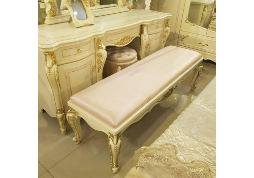 Спальня ДЖУЛЬЕТТА JULIET 3288, с 5-дверным шкафом, беж с золотом