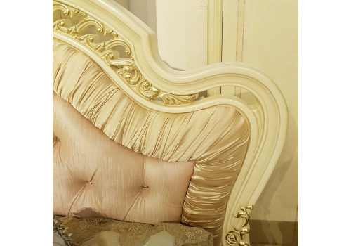 Спальня ДЖУЛЬЕТТА JULIET 3288, с 4-дверным шкафом, беж с золотом