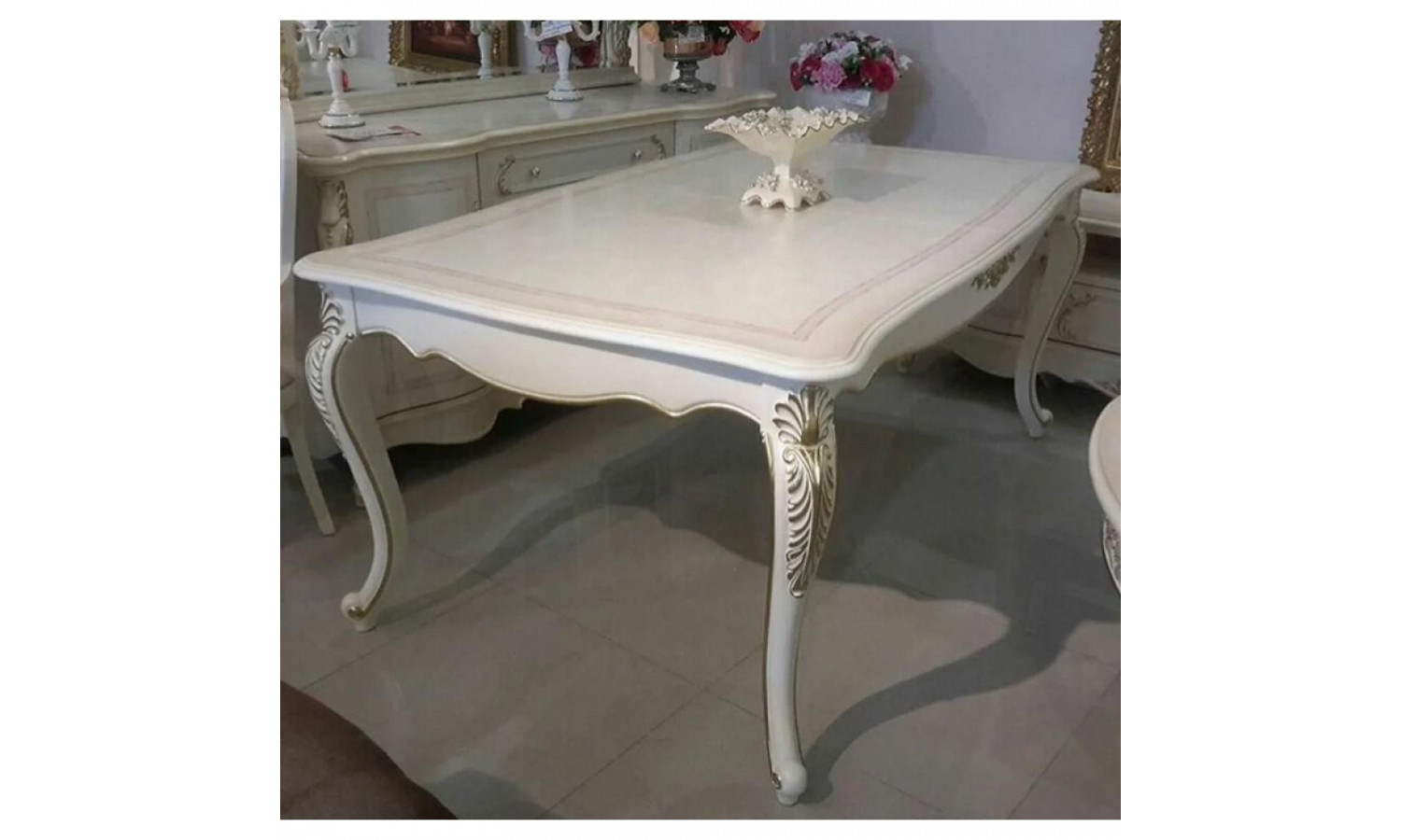 Стол  Джульетта JULIET 3288  , 190(230), беж с золотом