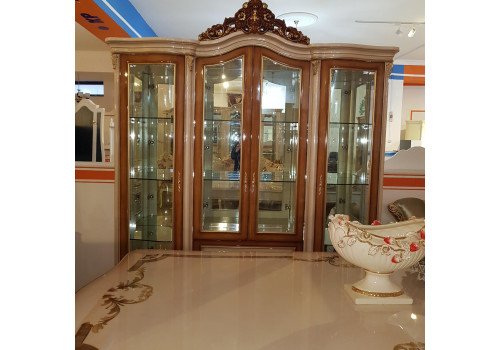 Столовая  Екатерина EKATERINA 3906 , слоновая кость+орех