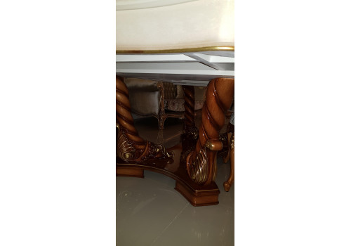 Столовая  Екатерина EKATERINA 3906 , слоновая кость+орех