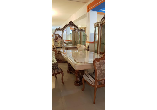 Кресло  Екатерина EKATERINA 3906 , слоновая кость+орех