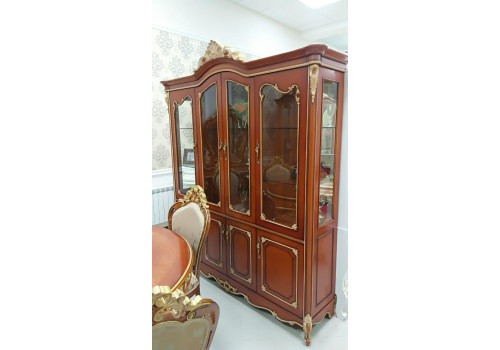 Столовая  Филадельфия FILADELFIA 700 , с круглым столом,стулья А орех