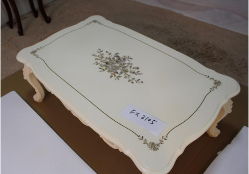 Стол журнальный FX2105-W, слоновая кость