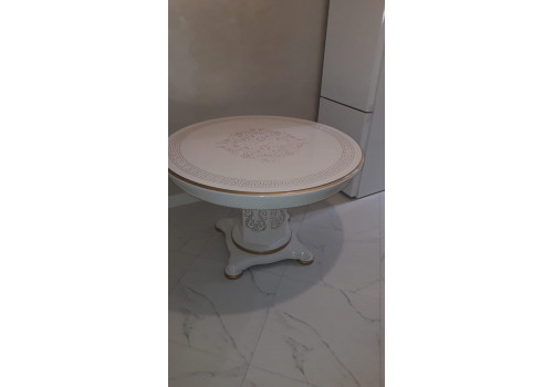 Стол Милано Белый золото раскладной