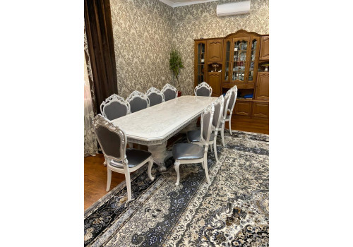 Стул Капри Мягкий  Белый серебро