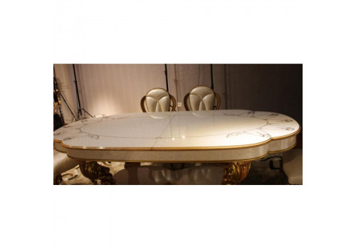 Стол обеденный  Клеопатра KLEOPATRA 3901D , белый