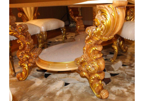 Стол обеденный  Клеопатра KLEOPATRA 3901D , белый