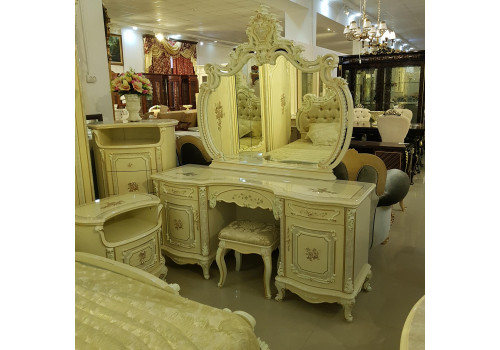 Спальня КОРОЛЕВА KOROLEVA 3876, слоновая кость