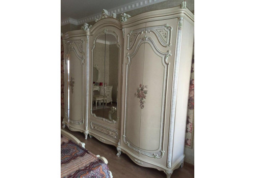 Спальня КОРОЛЕВА KOROLEVA 3876, слоновая кость