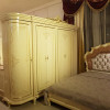 Спальня ЛУИЗА LUIZA K02, c 4-дверным шкафом, слоновая кость