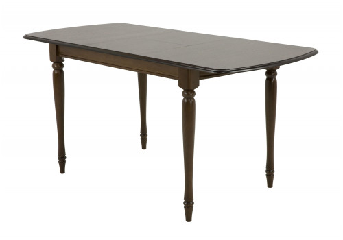 Стол MK-8303-BR Анкона т.5 обеденный раскладной 75х120(160)х74 см Коричневый