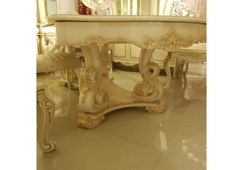 Стол  Милана MILANA 3886  , 240*280, слоновая кость