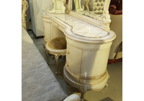 Спальня МИЛАНА MILANA 3886, с 4-дверным шкафом, слоновая кость