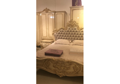 Спальня МИЛАНА MILANA 3886, с 4-дверным шкафом, слоновая кость