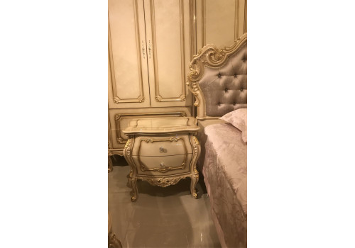 Спальня МИЛАНА MILANA 3886, с 4-дверным шкафом, слоновая кость