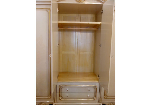 Спальня МИЛАНА MILANA 3886, с 4-дверным шкафом, слоновая кость