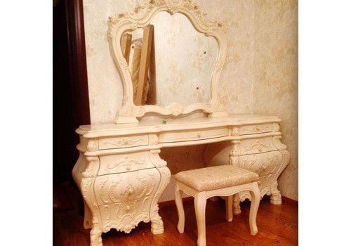 Туалетный столик с зеркалом  Мона Лиза  бежевый 8875