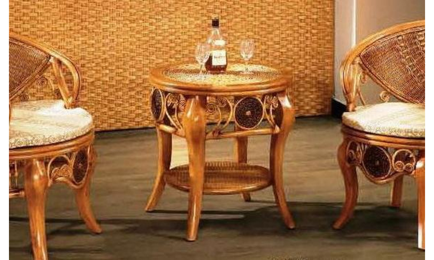 Столик чайный MK-3455 60х60х60 см Медовый