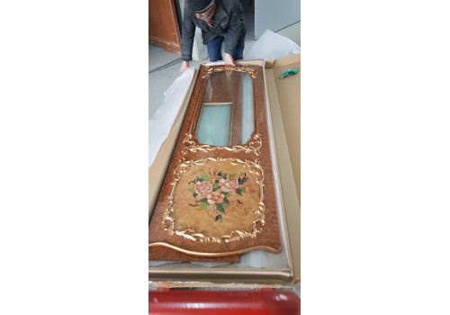 Столовая  Сафия SAFIA 5116 , с 4-дверной витриной, светлый орех