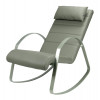 Кресло-качалка  MK-5513-GR 62х125х80 см Серый