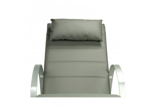 Кресло-качалка  MK-5513-GR 62х125х80 см Серый