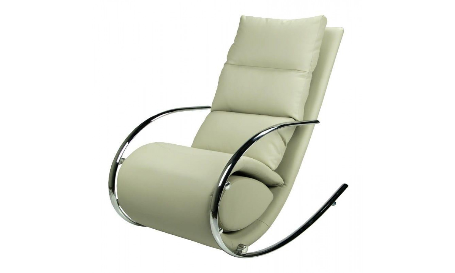 Кресло-качалка  MK-5503-BG с пуфом 67х102х111 см Бежевый