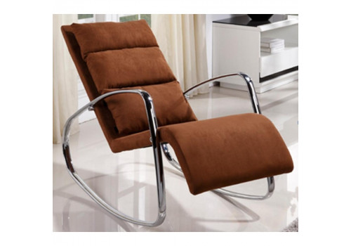 Кресло-качалка  MK-5509-BR 125х62х80 см Коричневый