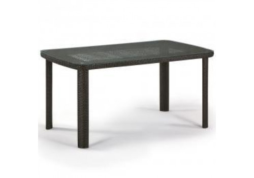Плетеный стол T51A-W53-150x85 Brown