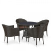 Комплект плетеной мебели T283ANT/Y350-W51 Brown 3Pcs