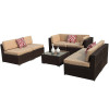 Плетеный комплект мебели YR822BB-Brown/Brown