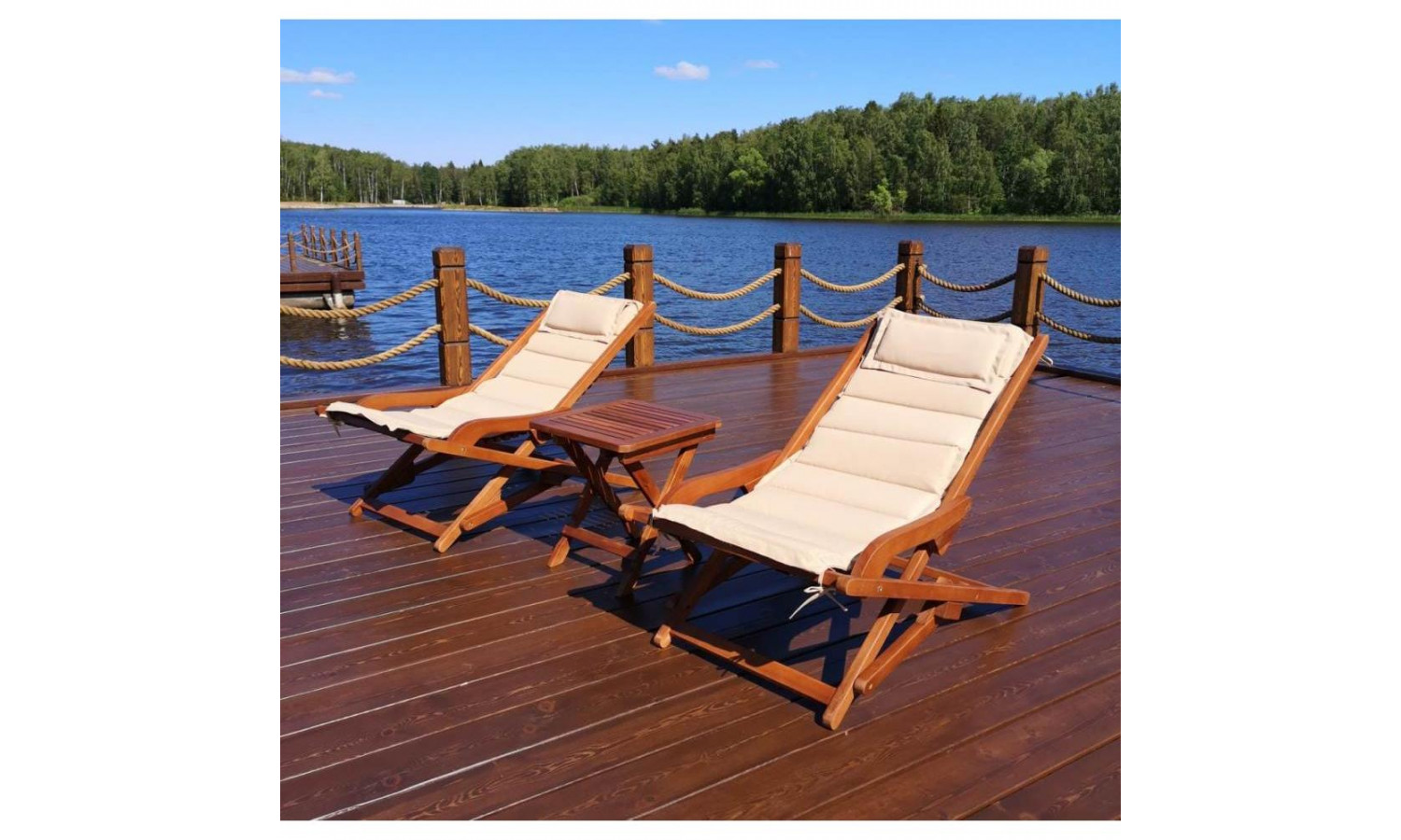 Комплект с креслами и столиком AFM-709A-T133 Beige (2+1)
