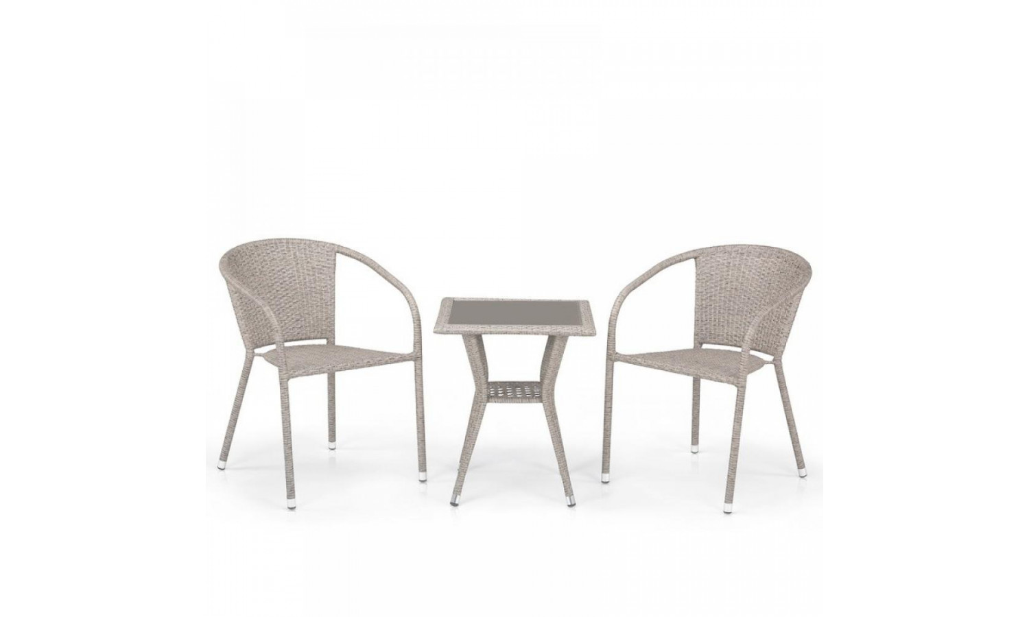 Комплект плетеной мебели T25C/Y137C-W85 Latte (2+1)