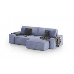 Диван Босс модульный двухместный с оттоманкой VELUTTO 049