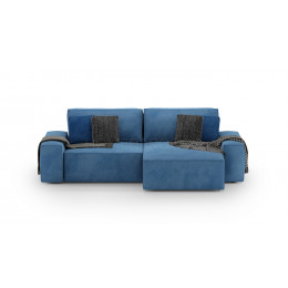 Диван Босс модульный двухместный с оттоманкой VELUTTO 054