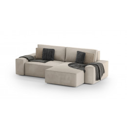 Диван Босс модульный двухместный с оттоманкой VELUTTO 018