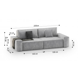 Диван Босс 2-х модульный прямой 004