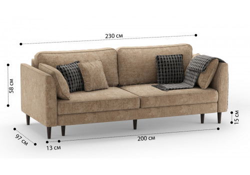 Диван  Мэдисон прямой Hope 004