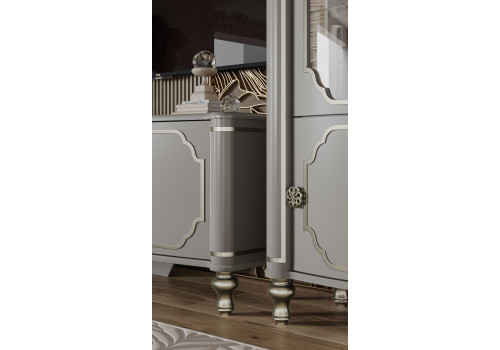 Гостиная Мария платина серая