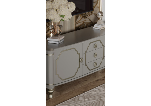 Гостиная Мария платина серая