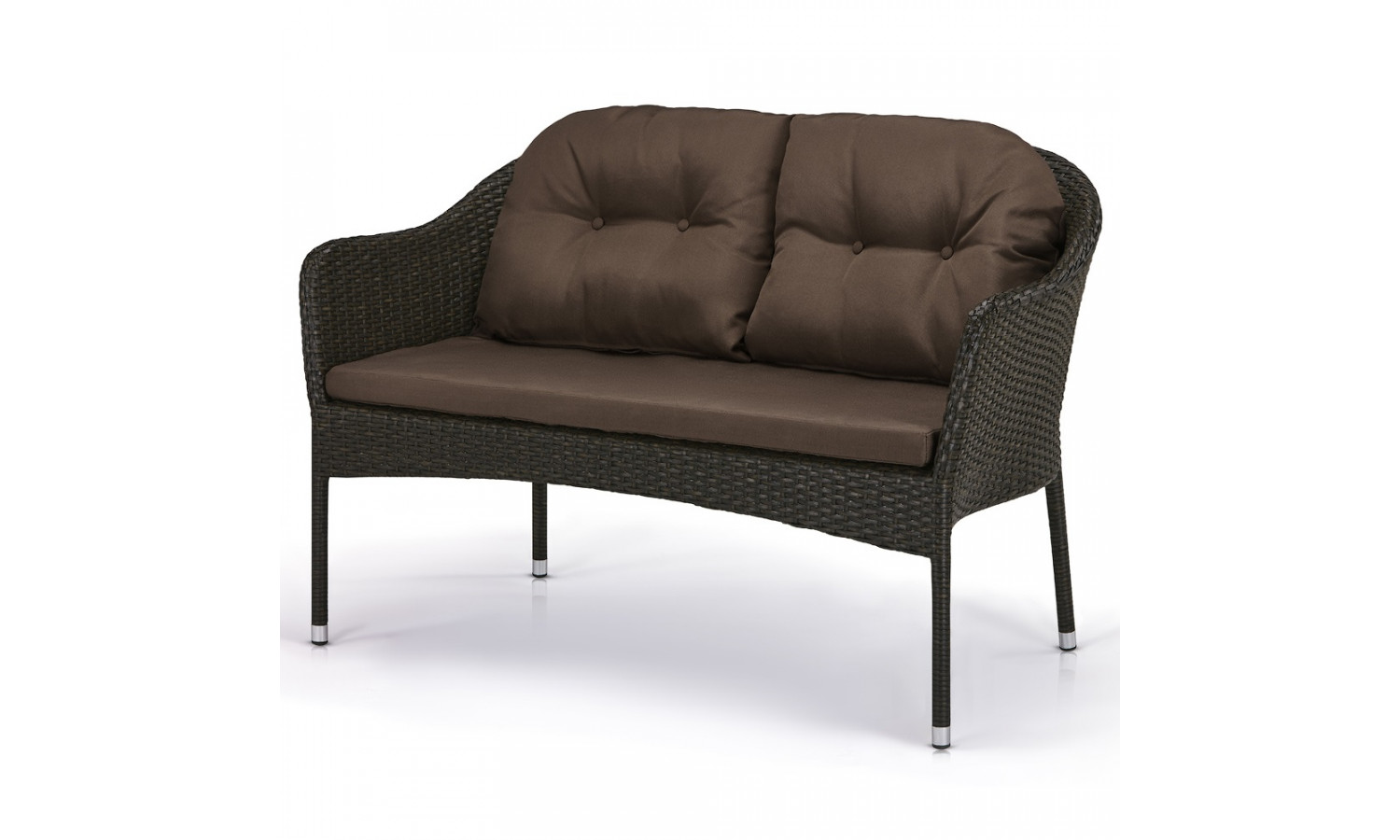 Плетеный диван S54A-W53 Brown