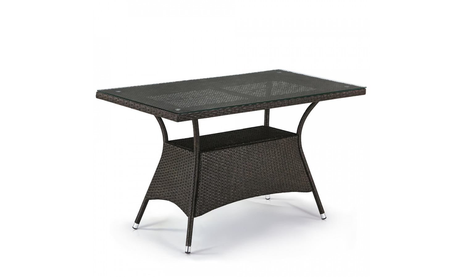 Плетеный стол T198D-W53-130x70 Brown