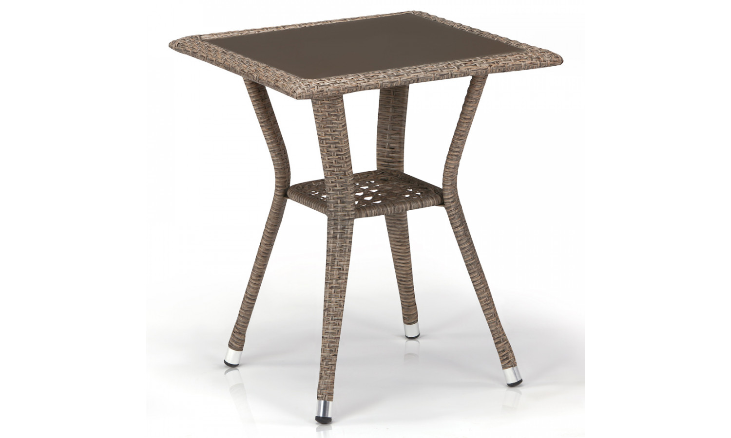 Плетеный стол T25-W56-50x50 Light brown