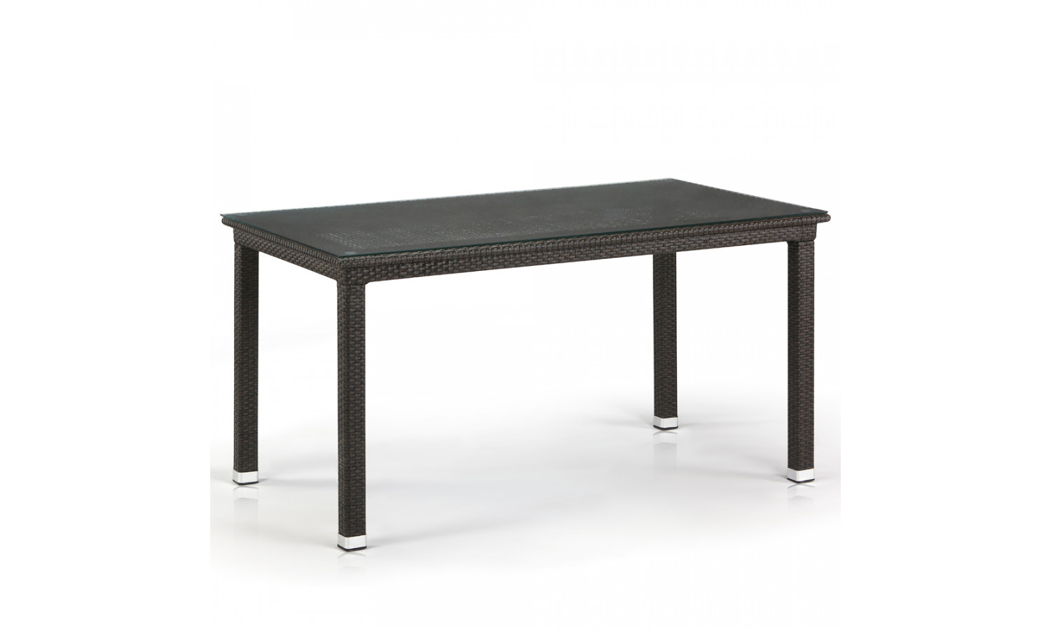 Плетеный стол T256A-W53-140x80 Brown