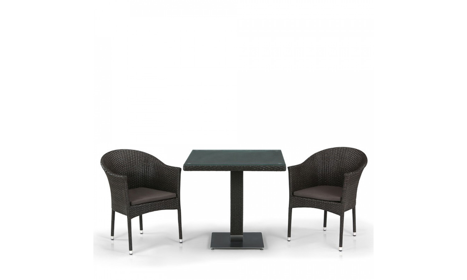 Комплект плетеной мебели T605SWT/Y350B-W53 Brown