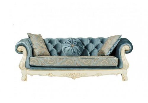 Комплект Ассоль крем бирюза глянец