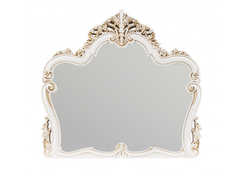 Зеркало Флоренция белый глянец