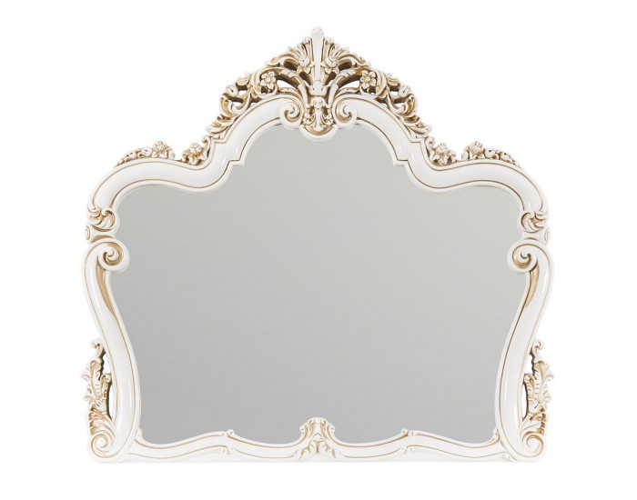 Зеркало Флоренция белый глянец