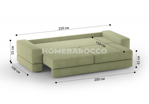 Диван Босс прямой раскладной